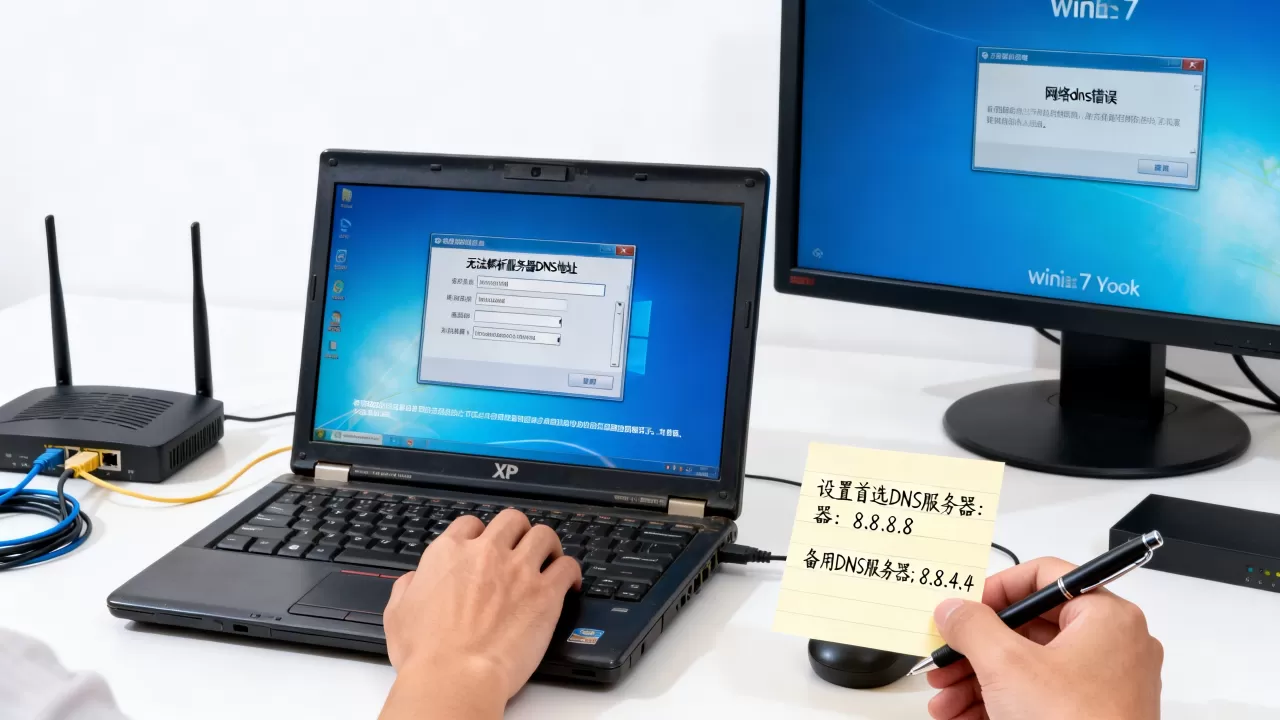 XP无法解析服务器DNS地址怎么办,win7网络dns错误如何修复 XP无法解析服务器DNS地址怎么办,win7网络dns错误如何修复