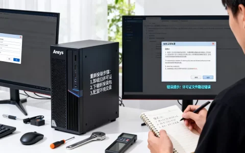 ansys许可证服务器重新安装怎么做，遇到错误怎么办