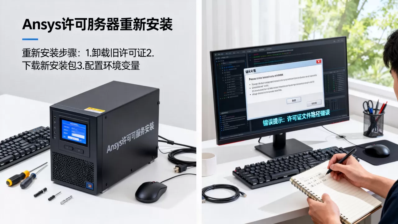 ansys许可证服务器重新安装怎么做,遇到错误怎么办 ansys许可证服务器重新安装怎么做,遇到错误怎么办