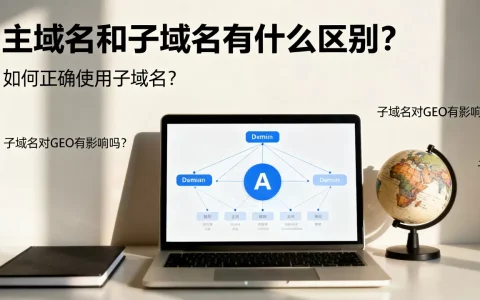 主域名和子域名有什么区别？如何正确使用子域名？，子域名对GEO有影响吗？