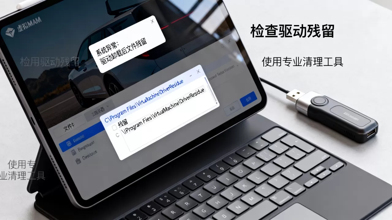虚拟机卸载驱动后系统异常怎么办,残留文件如何彻底清除 虚拟机卸载驱动后系统异常怎么办,残留文件如何彻底清除