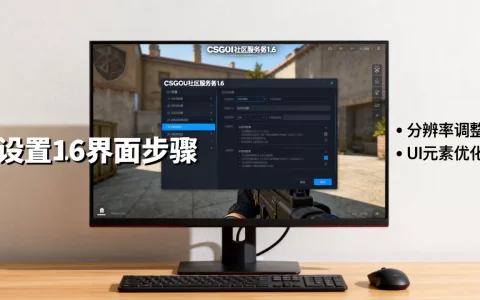 csgo社区服务器怎么设置1.6界面？有哪些实用技巧？