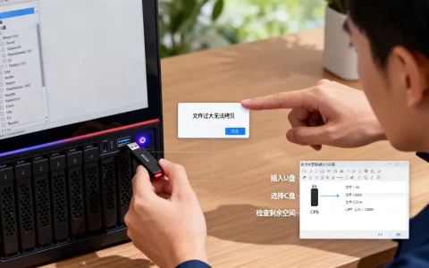 怎么用U盘拷贝到服务器C盘，U盘拷贝文件时提示过大怎么办？