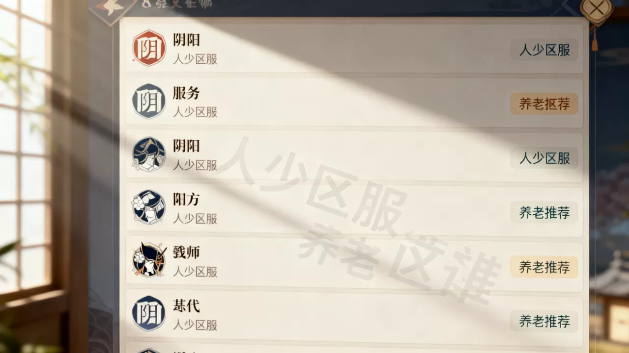 阴阳师到底哪些服务器人少,2026哪个区服人少适合养老? 阴阳师到底哪些服务器人少,2026哪个区服人少适合养老?