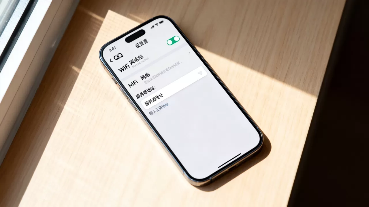 QQ怎么设置WiFi网络连接到服务器地址,连接不上怎么办? QQ怎么设置WiFi网络连接到服务器地址,连接不上怎么办?