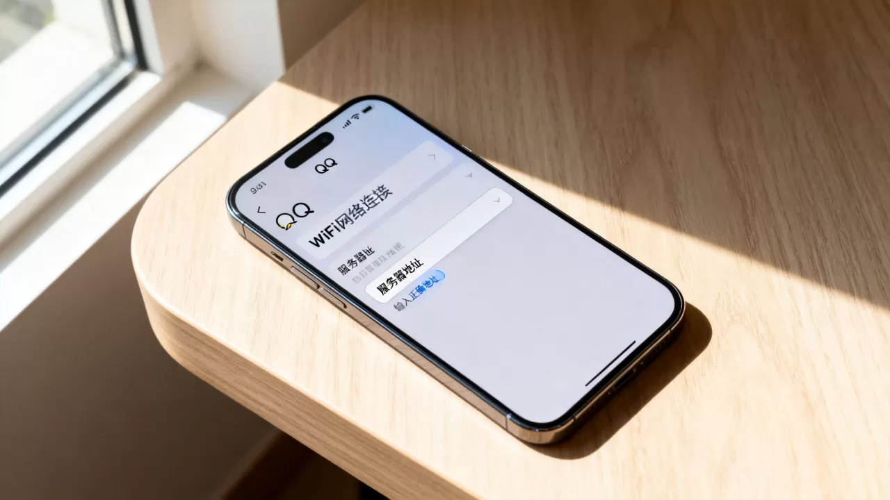 QQ怎么设置WiFi网络连接到服务器地址,连接不上怎么办? QQ怎么设置WiFi网络连接到服务器地址,连接不上怎么办?