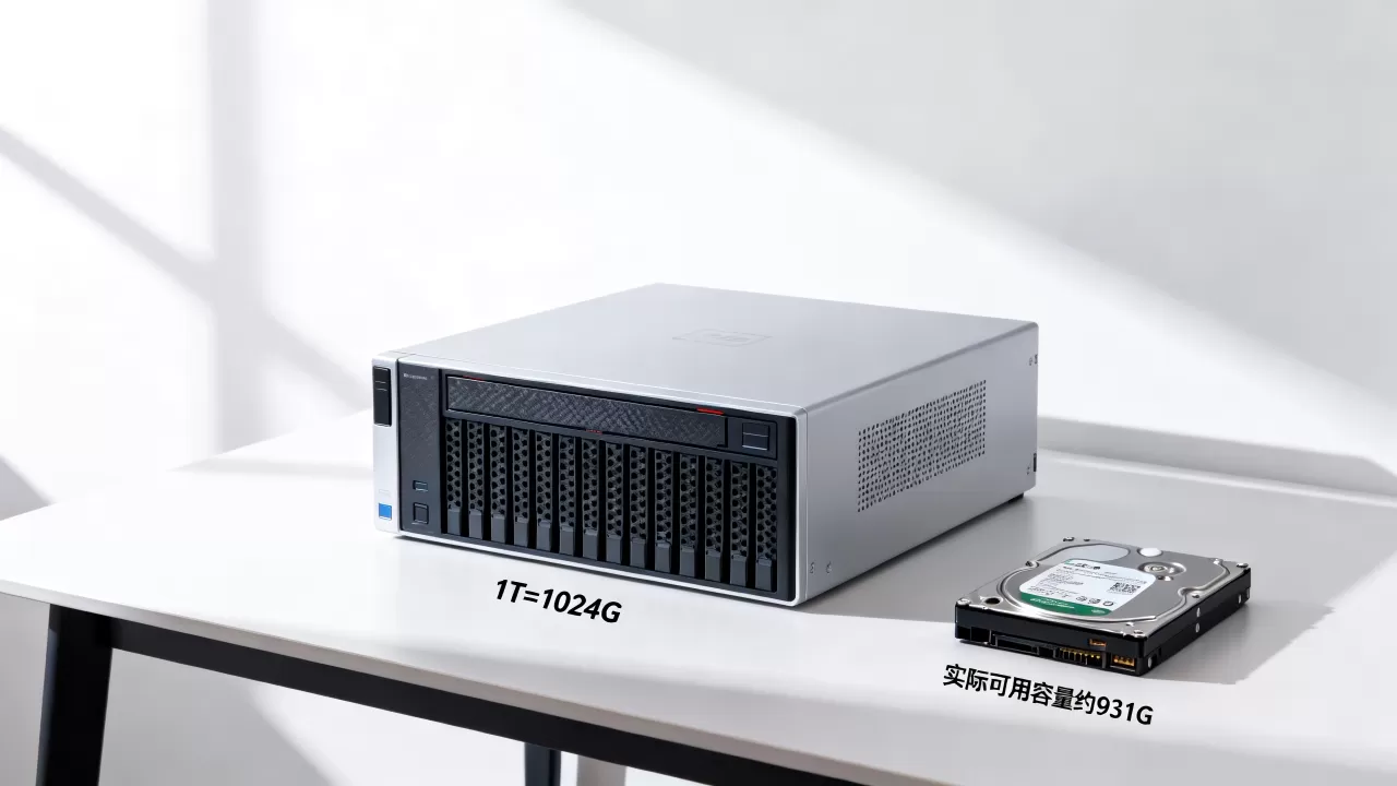 服务器1T等于多少G?,硬盘容量实际有多大? 服务器1T等于多少G?,硬盘容量实际有多大?