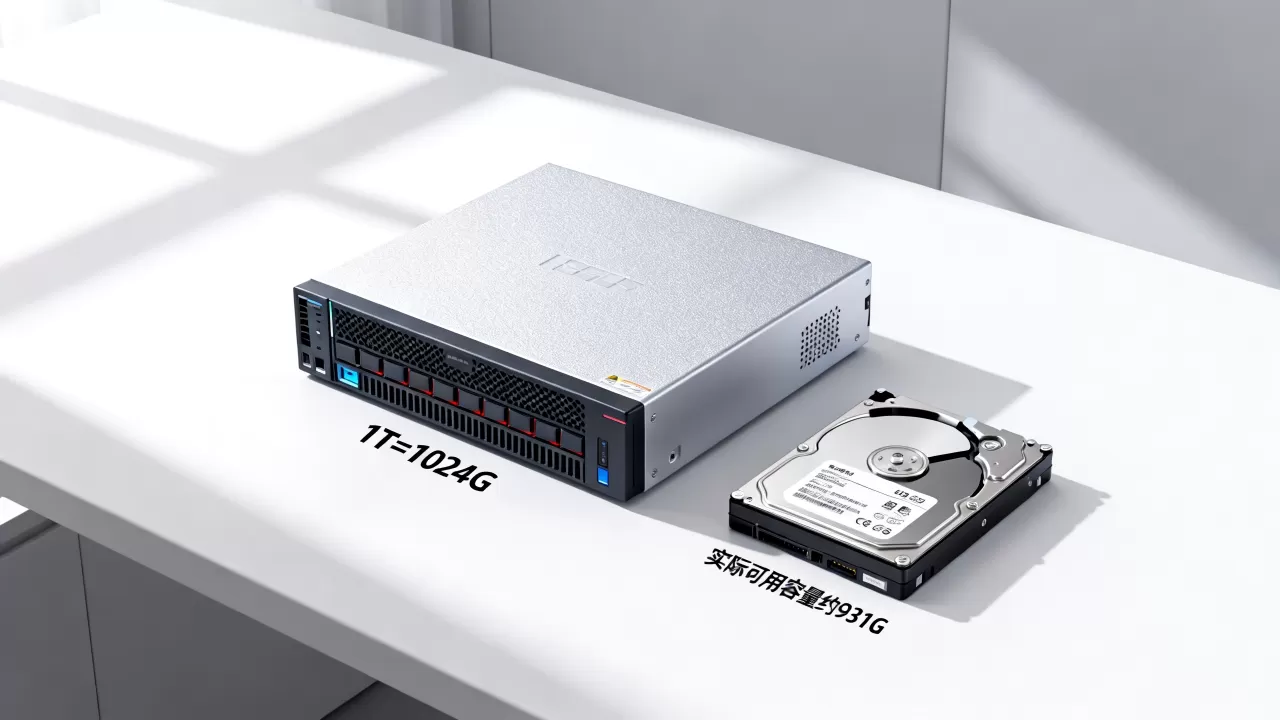 服务器1T等于多少G?,硬盘容量实际有多大? 服务器1T等于多少G?,硬盘容量实际有多大?