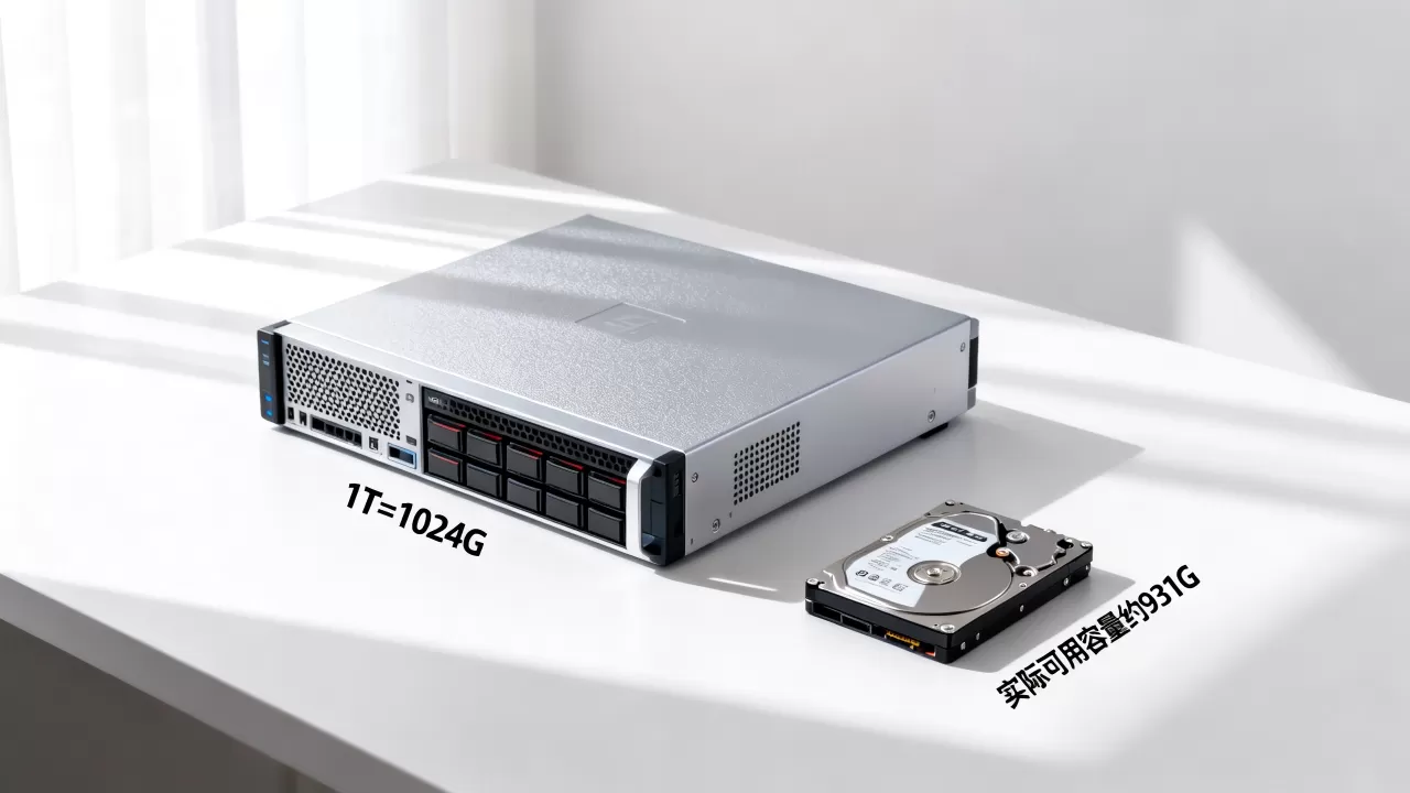 服务器1T等于多少G?,硬盘容量实际有多大? 服务器1T等于多少G?,硬盘容量实际有多大?