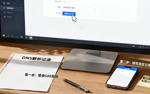 sae域名绑定教程，新手如何快速绑定自定义域名？