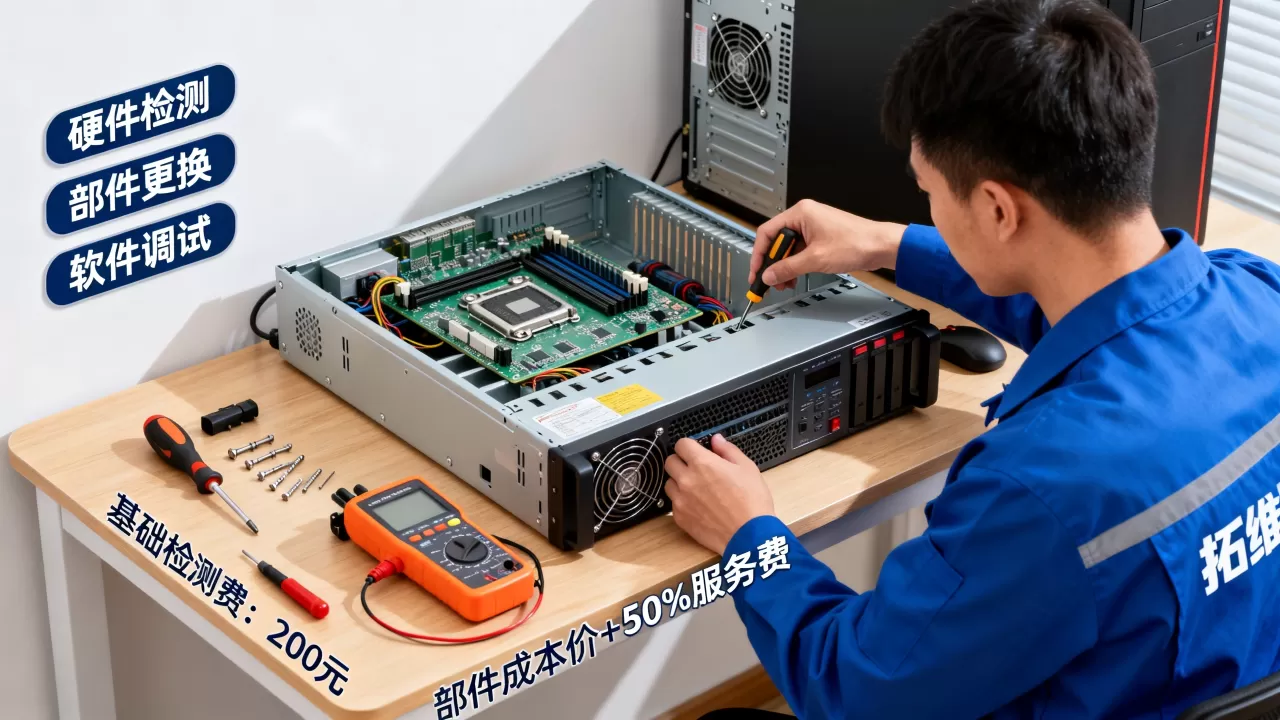 拓维服务器维修要花多少钱,维修收费标准是什么 拓维服务器维修要花多少钱,维修收费标准是什么