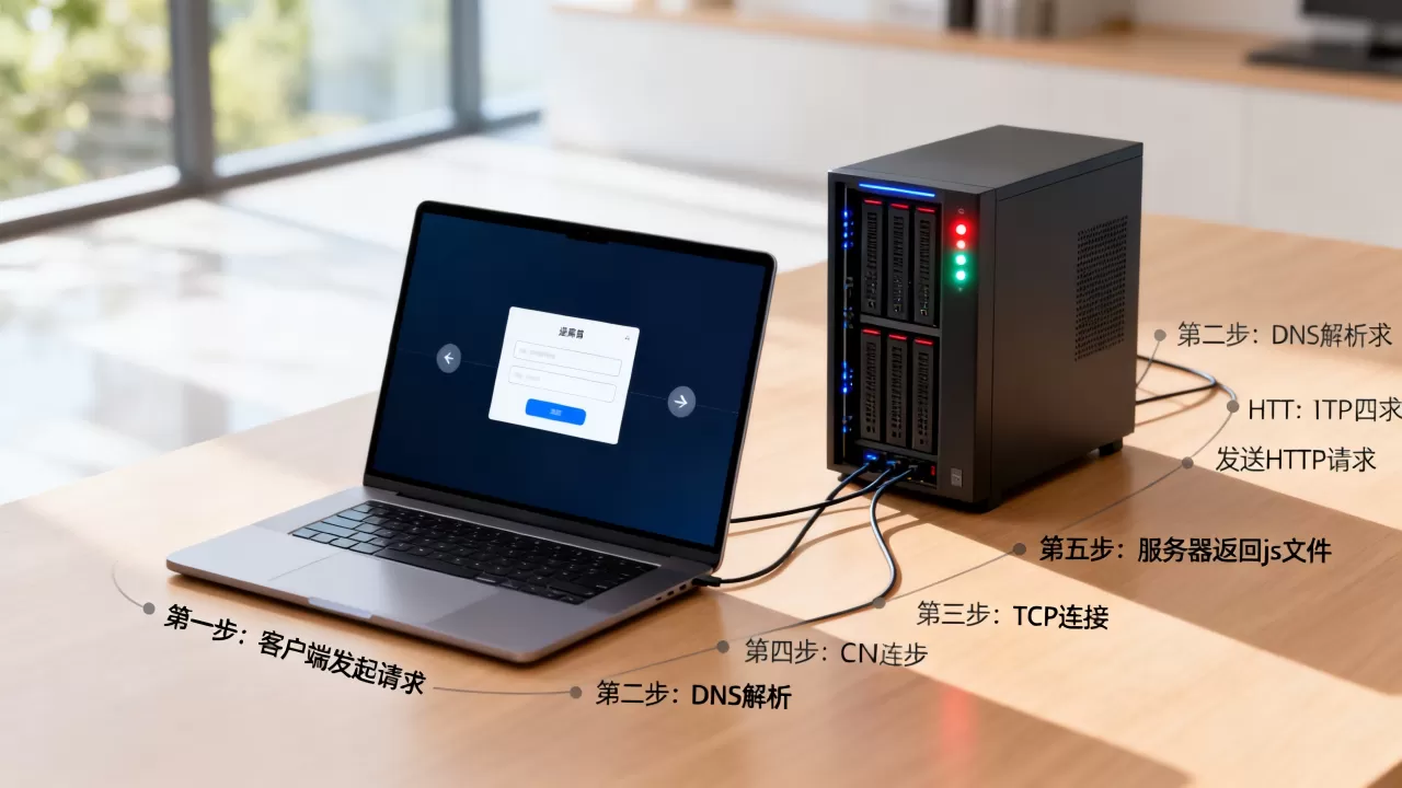 客户端是怎么请求服务器js文件的,有什么步骤? 客户端是怎么请求服务器js文件的,有什么步骤?