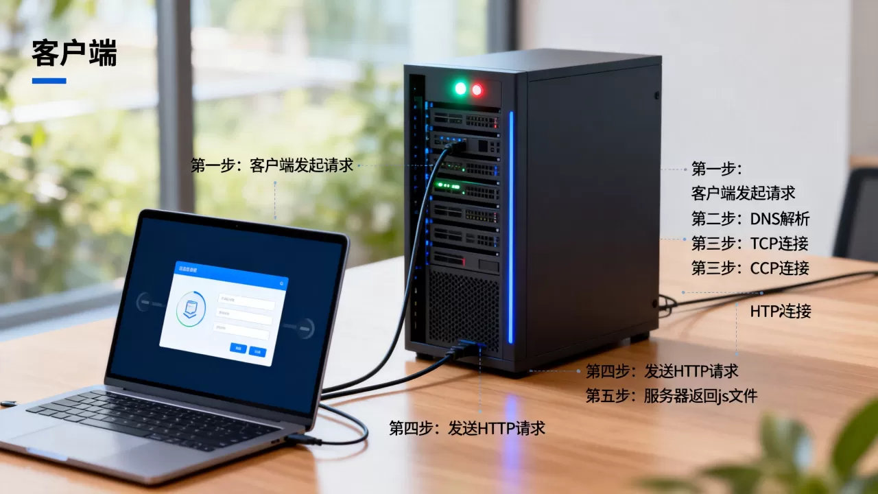 客户端是怎么请求服务器js文件的,有什么步骤? 客户端是怎么请求服务器js文件的,有什么步骤?