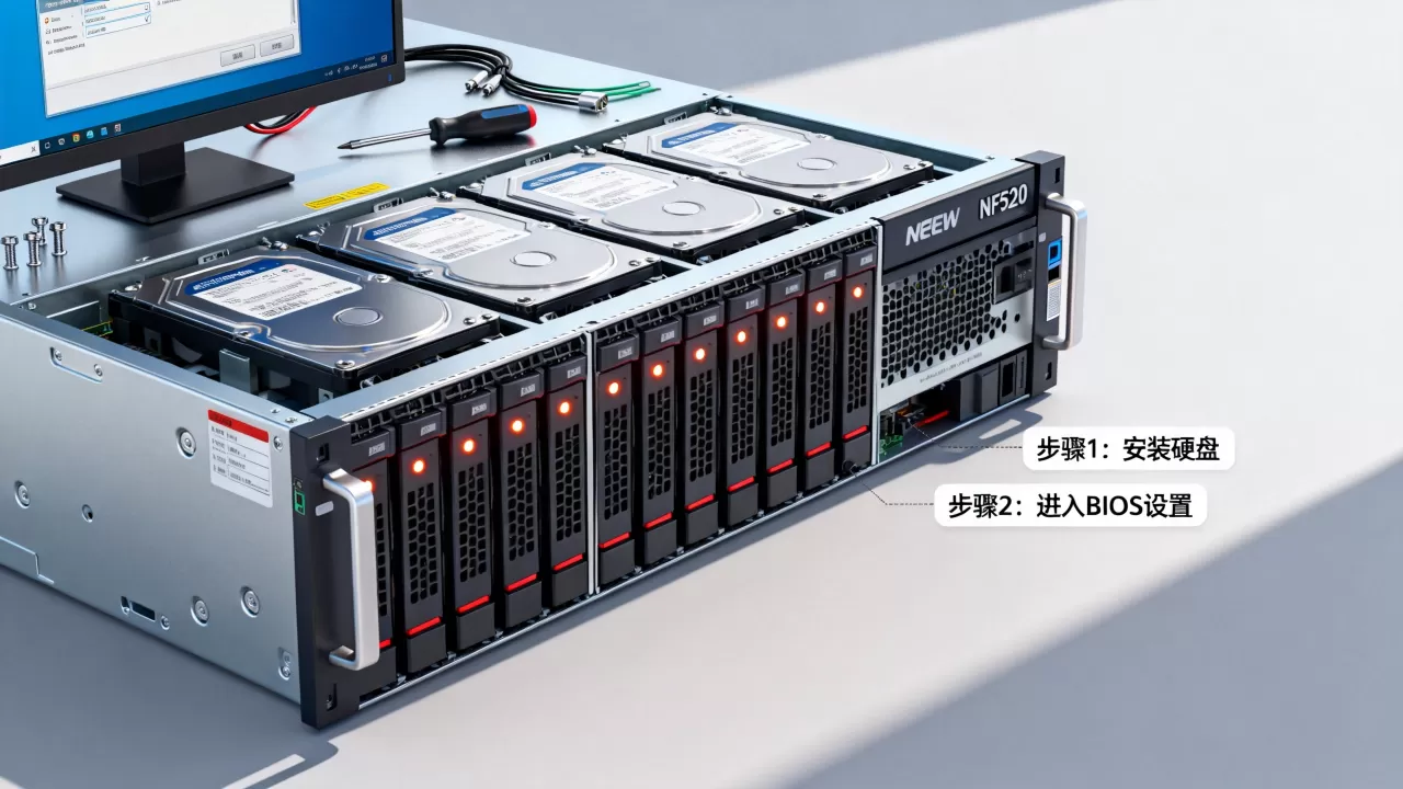 浪潮nf5220服务器怎么配置raid5?,具体步骤是什么 浪潮nf5220服务器怎么配置raid5?,具体步骤是什么