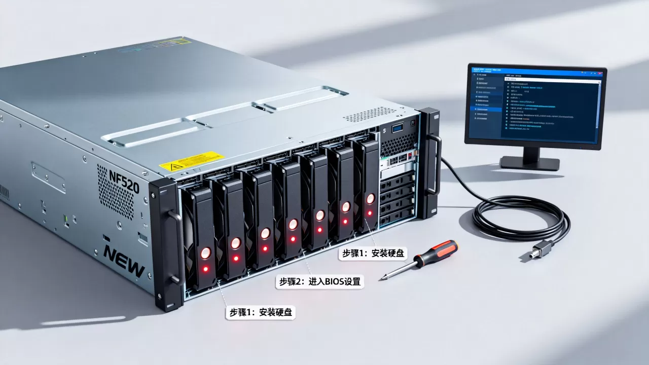 浪潮nf5220服务器怎么配置raid5?,具体步骤是什么 浪潮nf5220服务器怎么配置raid5?,具体步骤是什么