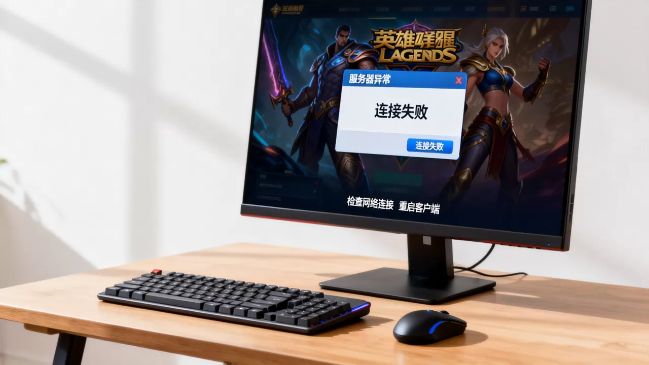 英雄联盟打开提示服务器异常怎么回事,连接不上是什么原因 英雄联盟打开提示服务器异常怎么回事,连接不上是什么原因