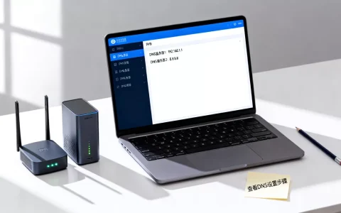 客户端如何看到两个DNS服务器，DNS服务器地址怎么查？