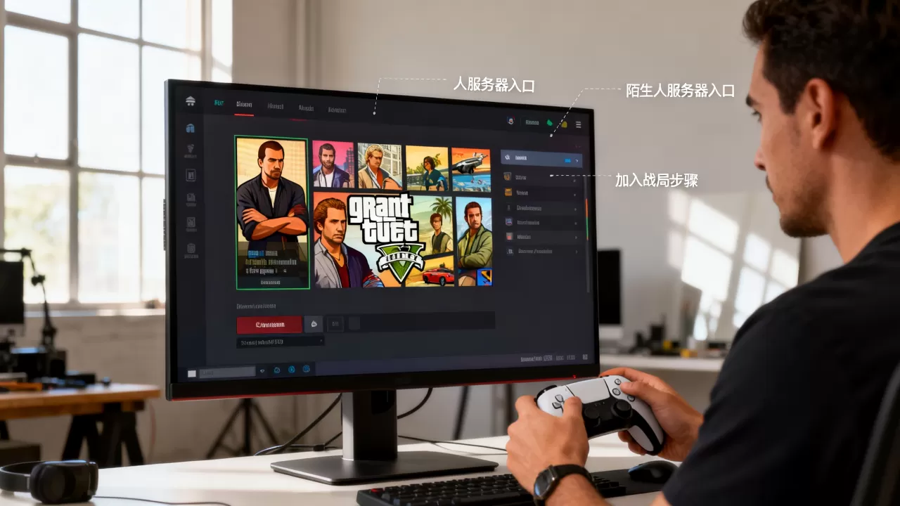 GTA5怎么进陌生人服务器,GTA5线上怎么进别人战局? GTA5怎么进陌生人服务器,GTA5线上怎么进别人战局?