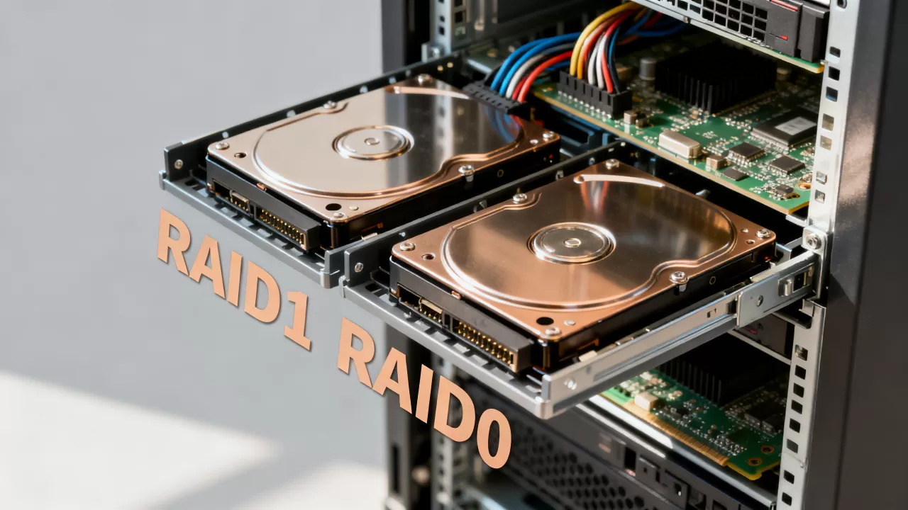服务器两块硬盘怎么做RAID,RAID1和RAID0哪个好? 服务器两块硬盘怎么做RAID,RAID1和RAID0哪个好?