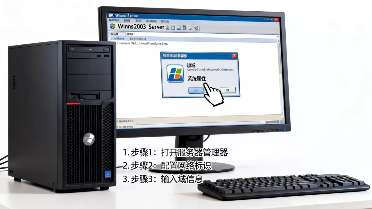 Win2003服务器如何加入域,Win2003加域步骤? Win2003服务器如何加入域,Win2003加域步骤?