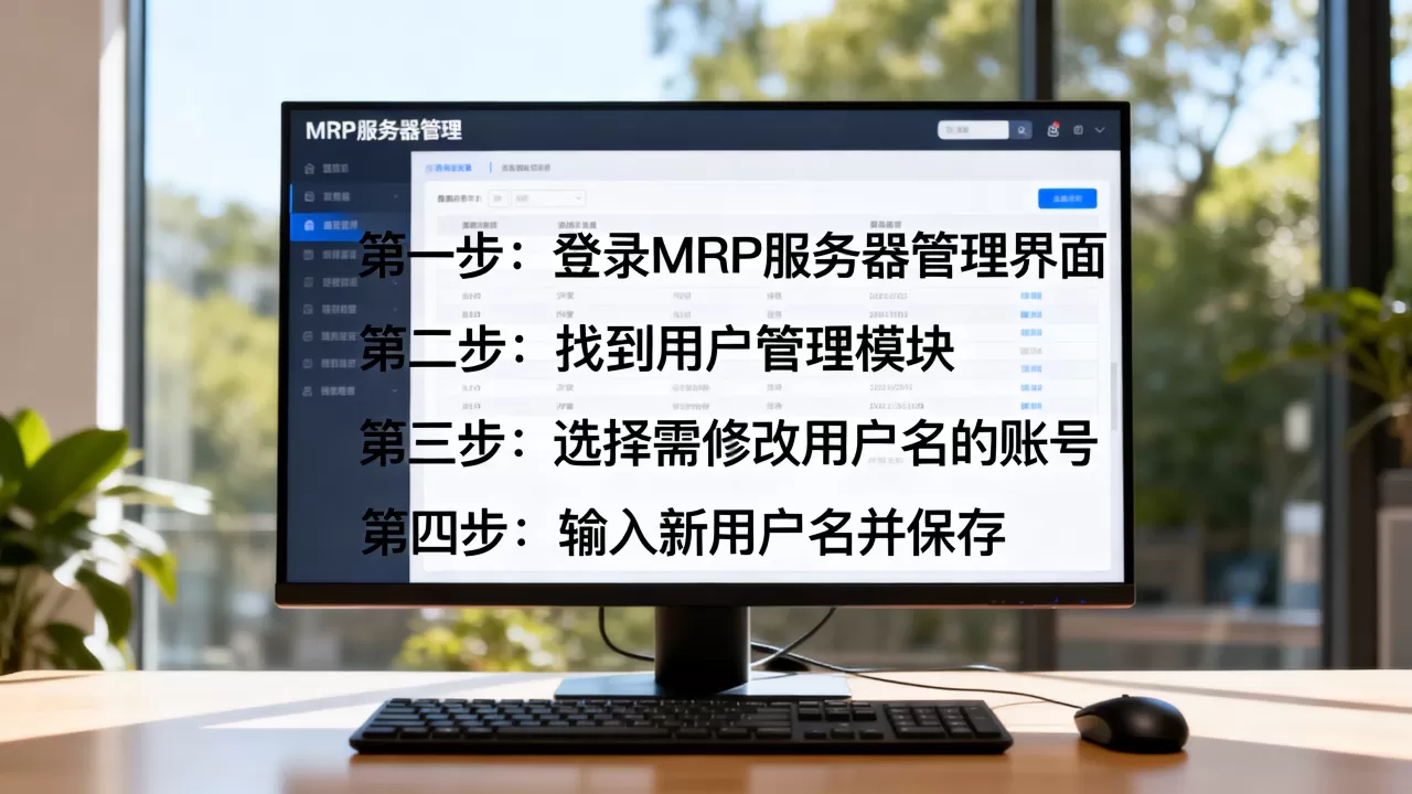 MRP服务器里的用户名该怎么改,修改步骤有哪些 MRP服务器里的用户名该怎么改,修改步骤有哪些