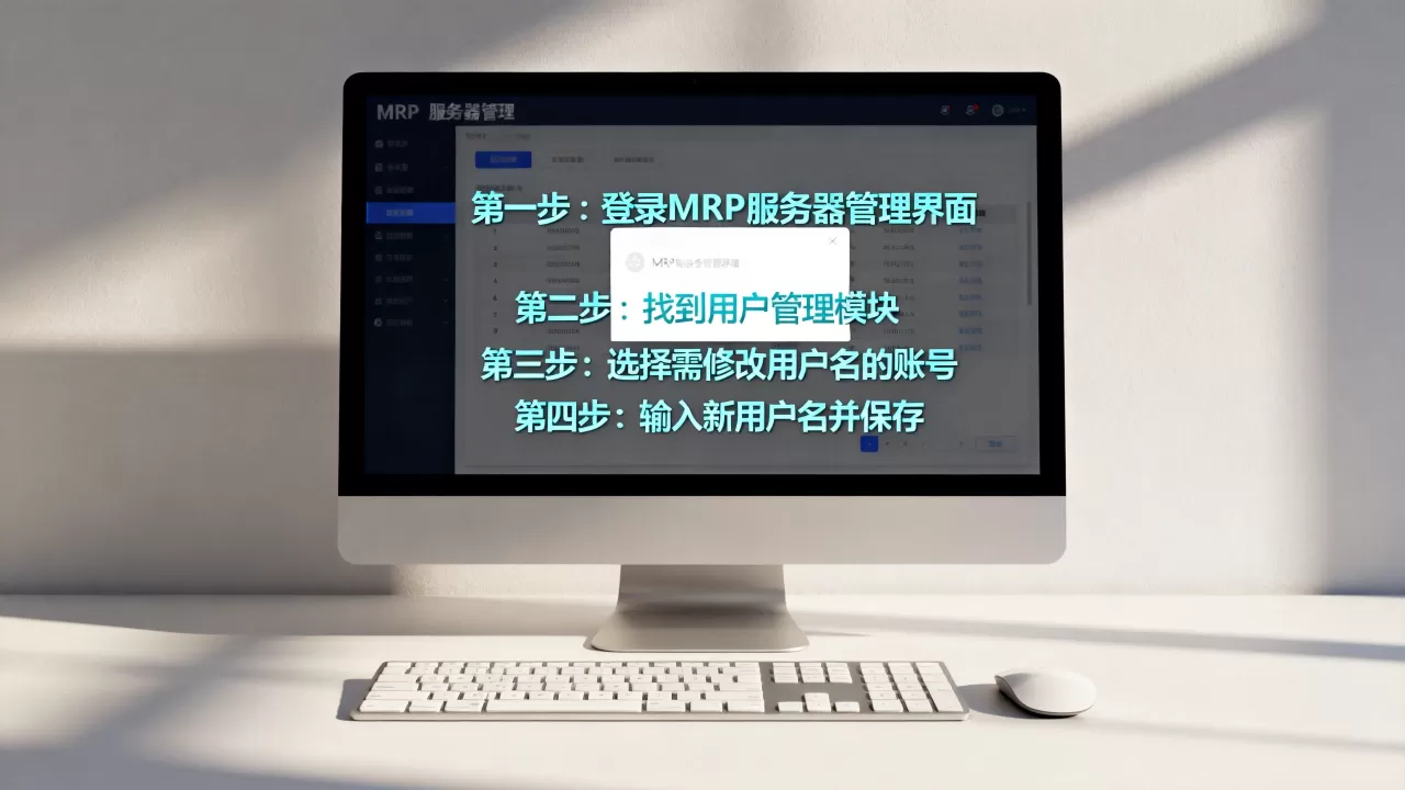 MRP服务器里的用户名该怎么改,修改步骤有哪些 MRP服务器里的用户名该怎么改,修改步骤有哪些