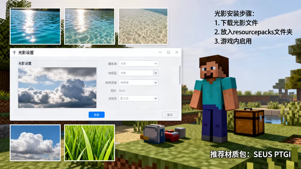 端游MC国际版服务器怎么加光影,光影材质包推荐哪个? 端游MC国际版服务器怎么加光影,光影材质包推荐哪个?