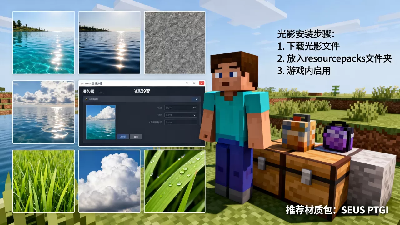 端游MC国际版服务器怎么加光影,光影材质包推荐哪个? 端游MC国际版服务器怎么加光影,光影材质包推荐哪个?