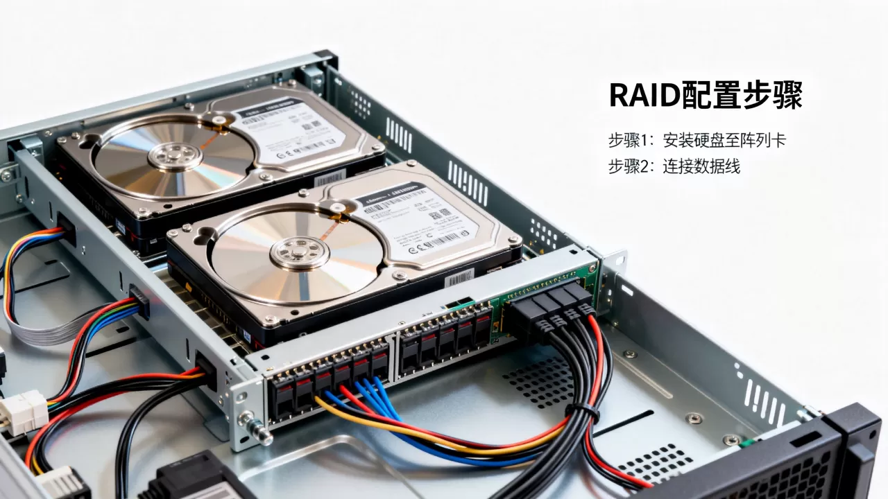 服务器两块硬盘如何做RAID,磁盘阵列怎么配置? 服务器两块硬盘如何做RAID,磁盘阵列怎么配置?