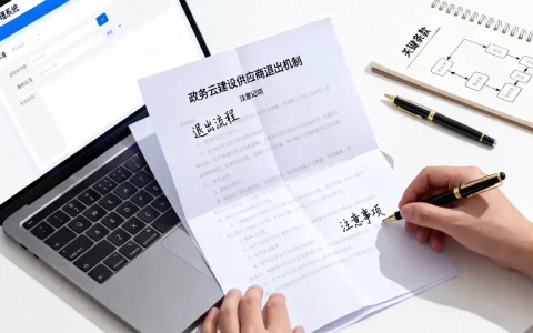 政务云建设供应商退出机制到底怎么写？，需要注意什么