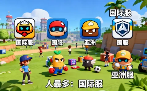 你知道荒野乱斗有哪些服务器吗，哪个服务器人最多？