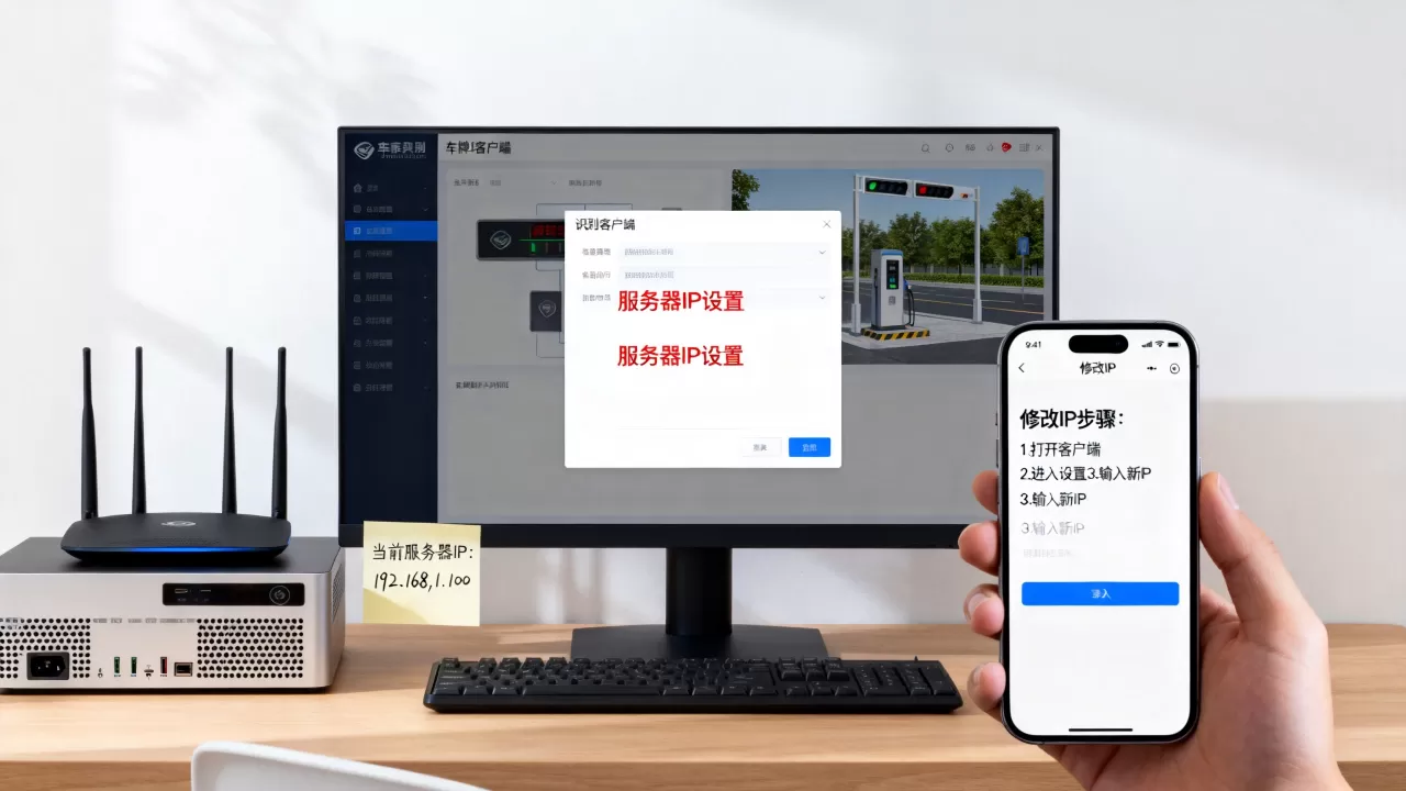 车牌识别客户端怎么改服务器IP,车牌识别服务器IP怎么设置? 车牌识别客户端怎么改服务器IP,车牌识别服务器IP怎么设置?
