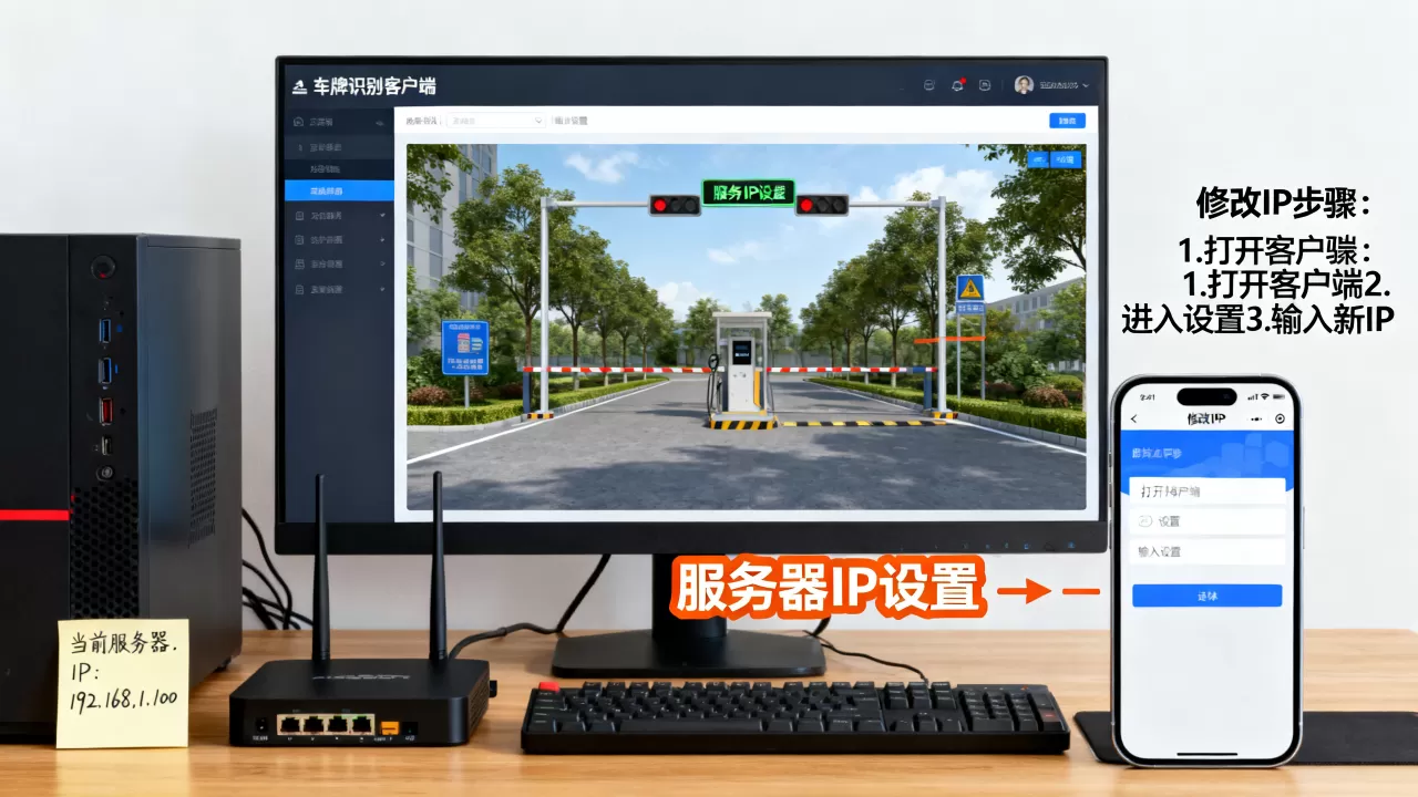 车牌识别客户端怎么改服务器IP,车牌识别服务器IP怎么设置? 车牌识别客户端怎么改服务器IP,车牌识别服务器IP怎么设置?