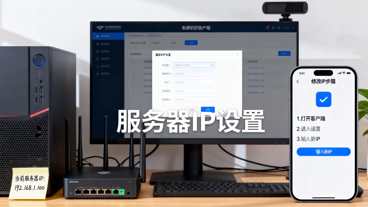 车牌识别客户端怎么改服务器IP,车牌识别服务器IP怎么设置? 车牌识别客户端怎么改服务器IP,车牌识别服务器IP怎么设置?