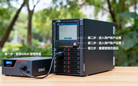r720服务器密码忘记了怎么办，iDRAC密码怎么重置？