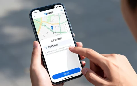 百度地图怎么打开GPS定位？，服务器地址怎么设置？