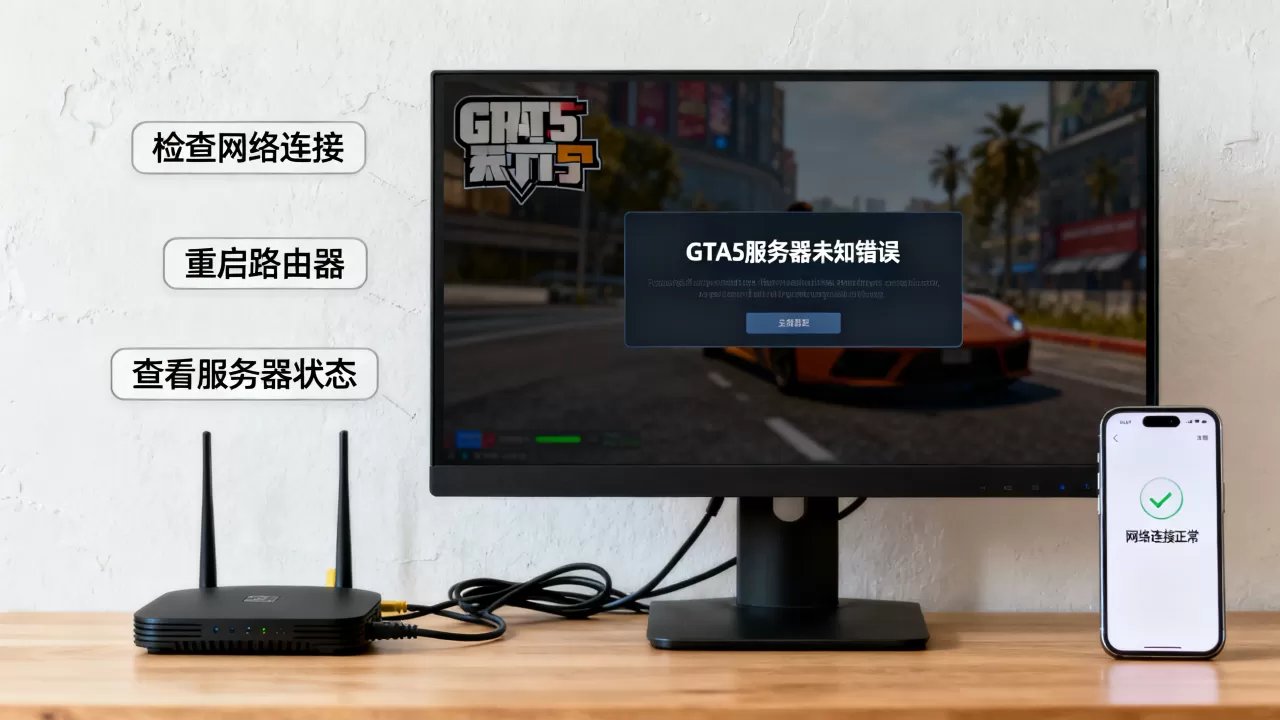 GTA5服务器未知错误怎么解决,常见原因有哪些? GTA5服务器未知错误怎么解决,常见原因有哪些?