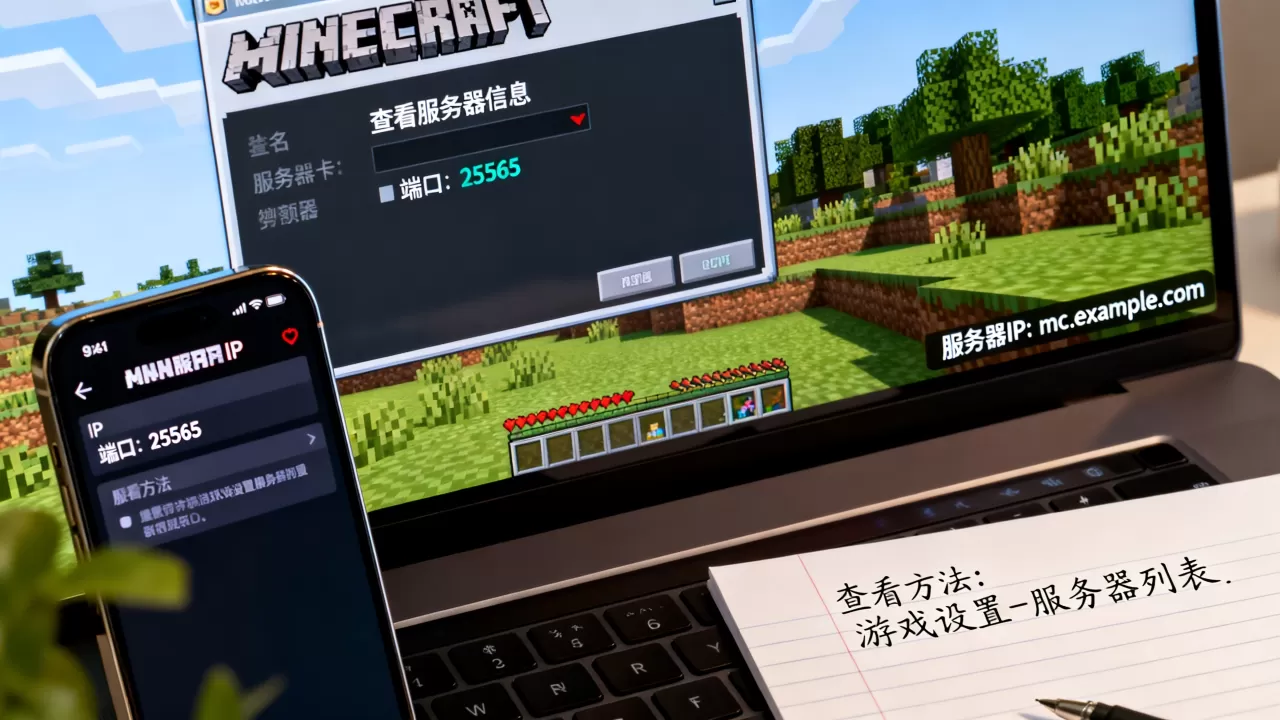 我的世界服务器IP和端口怎么查,在哪里看? 我的世界服务器IP和端口怎么查,在哪里看?