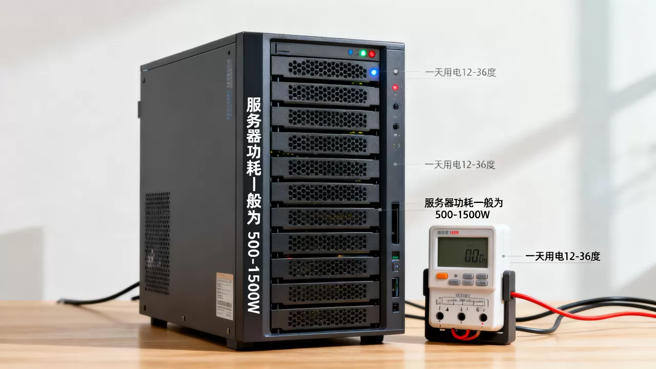 服务器功耗一般是多少?,服务器一天用多少度电 服务器功耗一般是多少?,服务器一天用多少度电