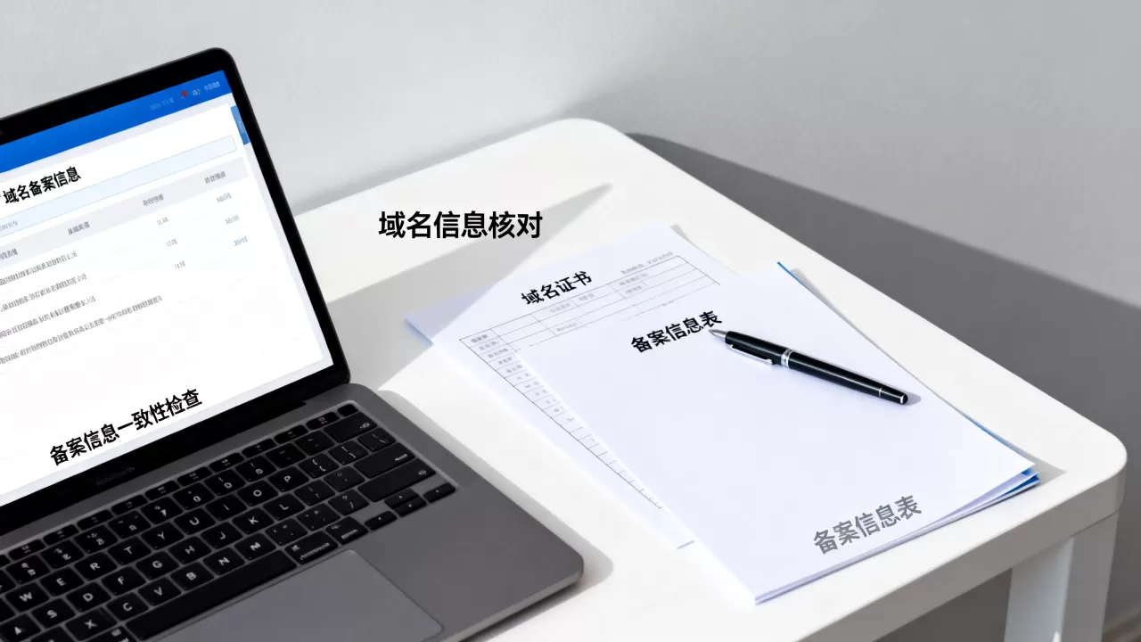 域名备案时,如何比对域名信息确保备案成功?域名备案信息不一致怎么办 域名备案时,如何比对域名信息确保备案成功?域名备案信息不一致怎么办