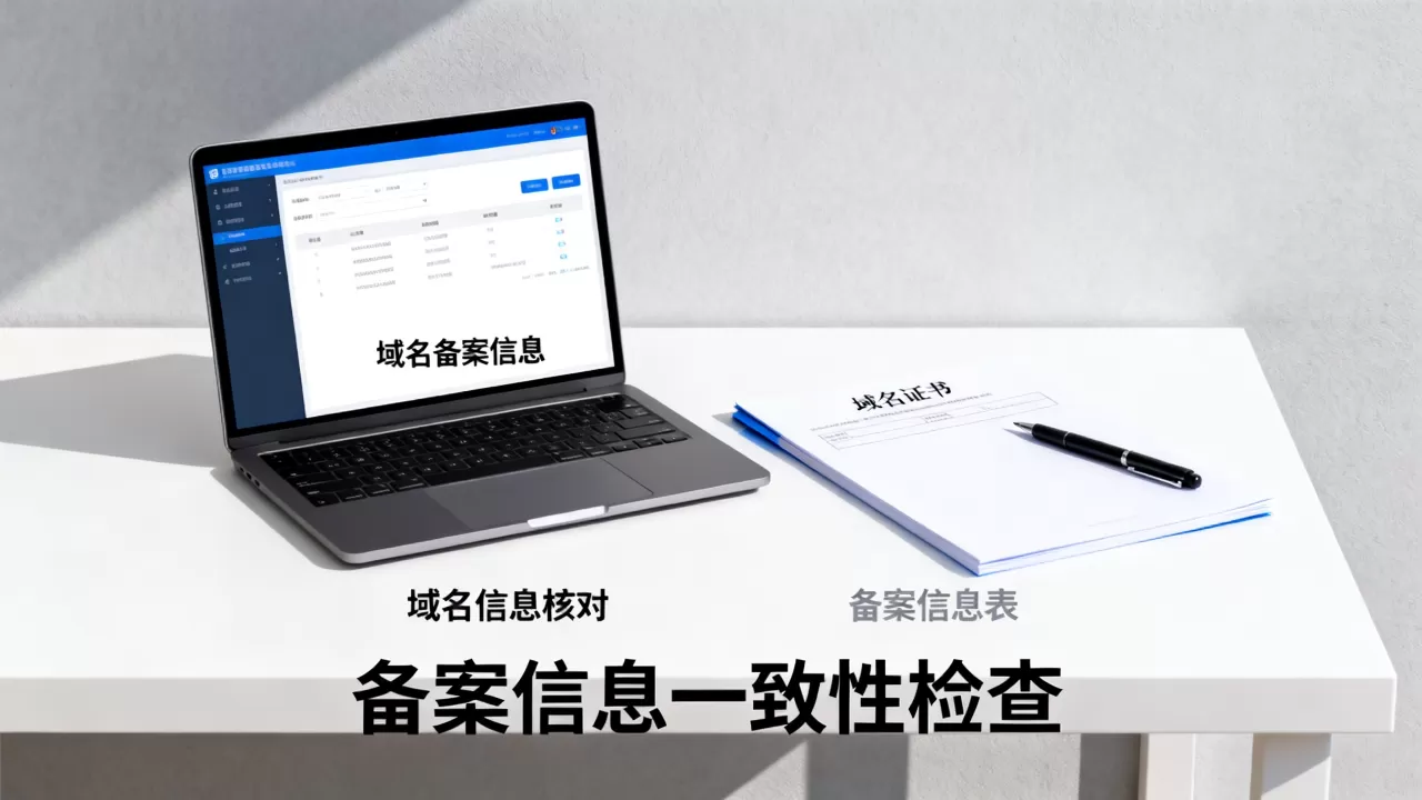域名备案时,如何比对域名信息确保备案成功?域名备案信息不一致怎么办 域名备案时,如何比对域名信息确保备案成功?域名备案信息不一致怎么办