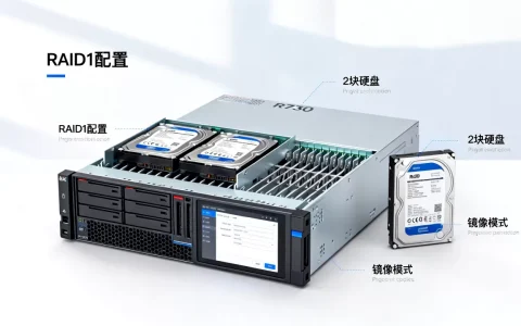 R730服务器RAID1如何做，需要几块硬盘怎么设置？