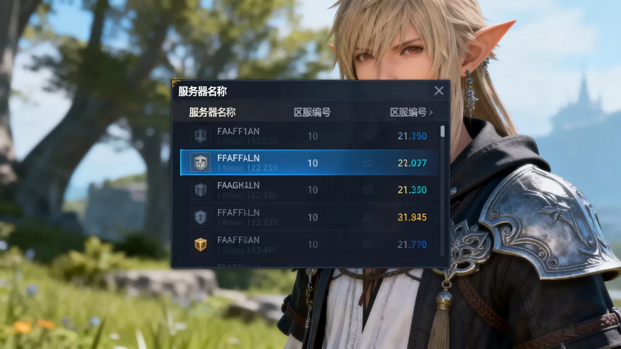 FF14游戏中怎么看自己服务器,哪个区服? FF14游戏中怎么看自己服务器,哪个区服?