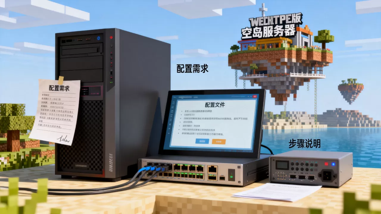 我的世界PE版如何做空岛服务器,需要什么配置? 我的世界PE版如何做空岛服务器,需要什么配置?