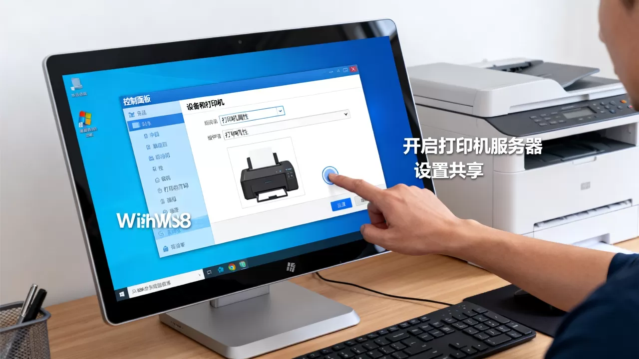 怎么开启Win8打印机服务器?,Win8打印机共享怎么设置? 怎么开启Win8打印机服务器?,Win8打印机共享怎么设置?