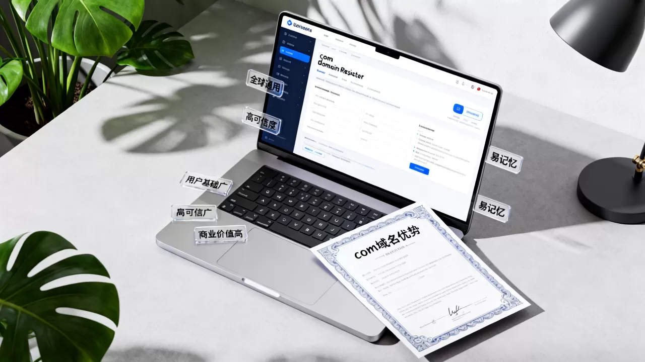 顶级域名中.com域名为何最受欢迎?com域名注册有哪些优势? 顶级域名中.com域名为何最受欢迎?com域名注册有哪些优势?