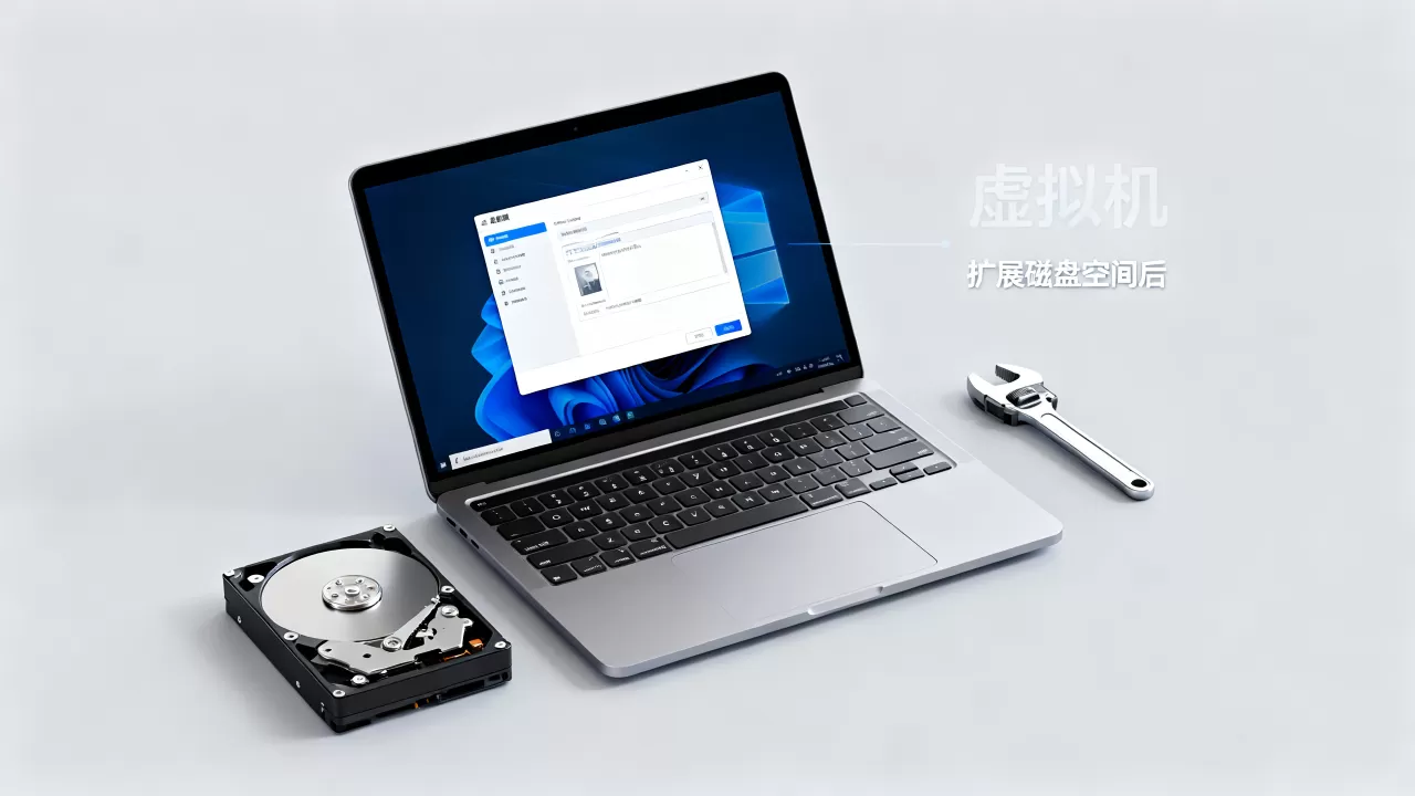 虚拟机扩展空间后,磁盘容量为何仍显示不足?虚拟机磁盘扩容后空间未更新的解决方法 虚拟机扩展空间后,磁盘容量为何仍显示不足?虚拟机磁盘扩容后空间未更新的解决方法