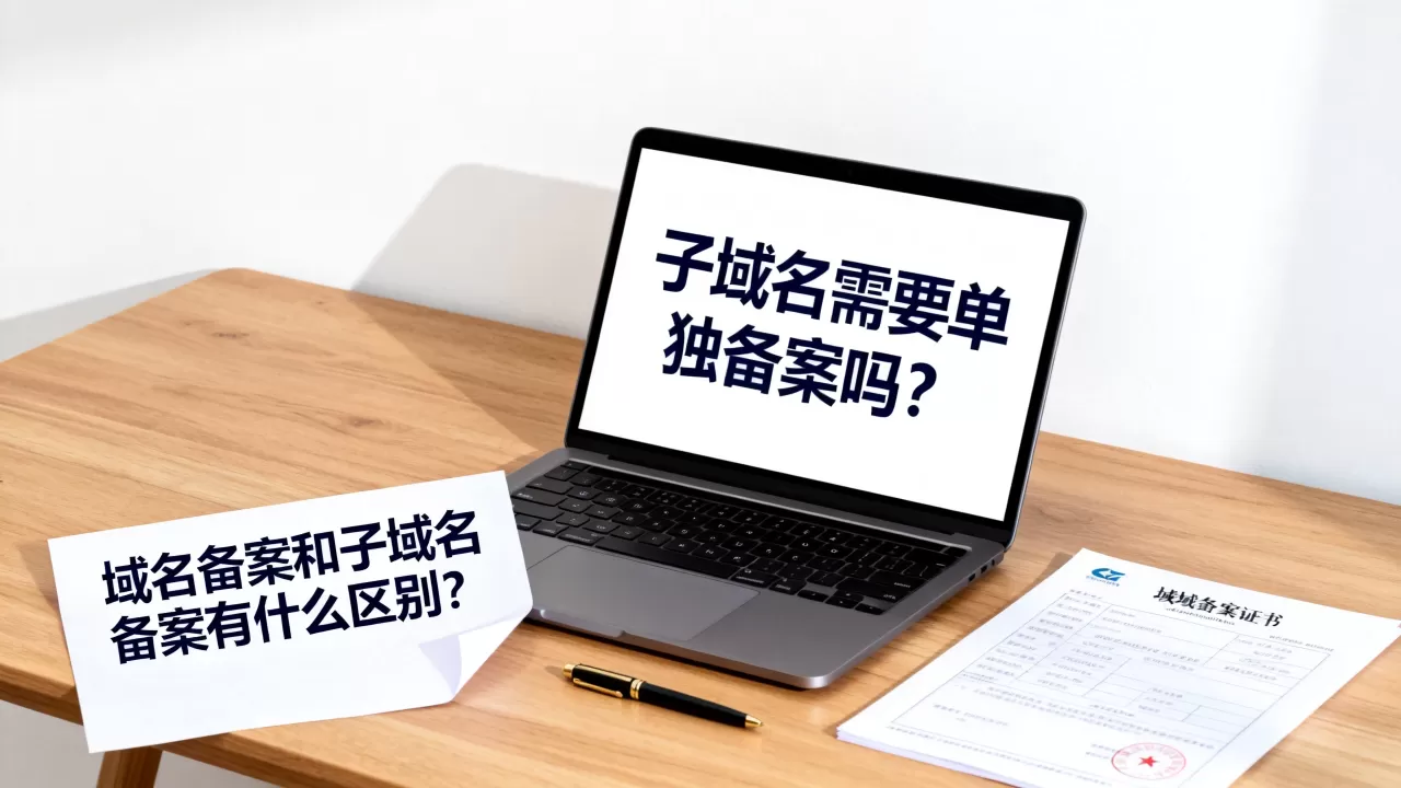 子域名需要单独备案吗?域名备案和子域名备案有什么区别? 子域名需要单独备案吗?域名备案和子域名备案有什么区别?