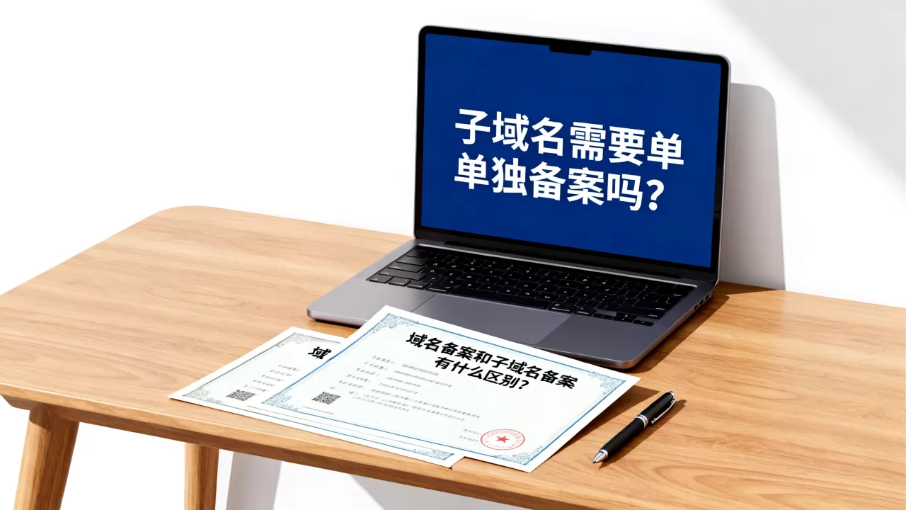 子域名需要单独备案吗?域名备案和子域名备案有什么区别? 子域名需要单独备案吗?域名备案和子域名备案有什么区别?