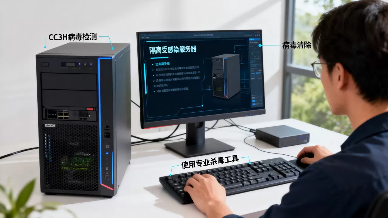 服务器中了CC3H病毒怎么办,CC3H病毒清除步骤有哪些? 服务器中了CC3H病毒怎么办,CC3H病毒清除步骤有哪些?
